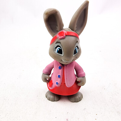 Peter Rabbit Lily Bobtail Girl Bunny Figure Pvc Cake Topper Figurine