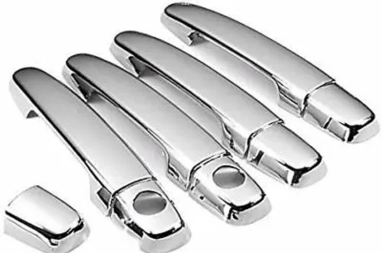 Cubiertas de manija de puerta cromadas para Toyota Corolla 2003-2009 03-06 Camry 02-09 RAV4 Foto 2 de 4