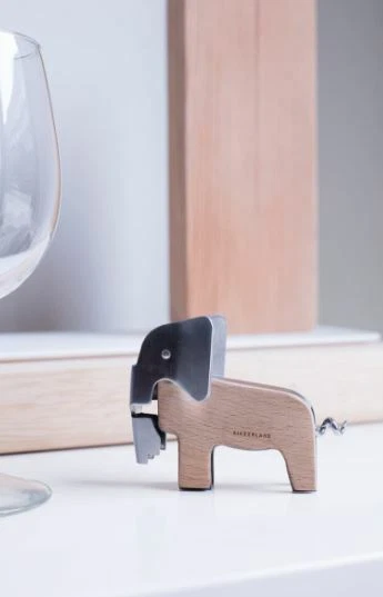 Kikkerland Elephant 开瓶器和开瓶器全新带盒 — 第 2/4 张图片