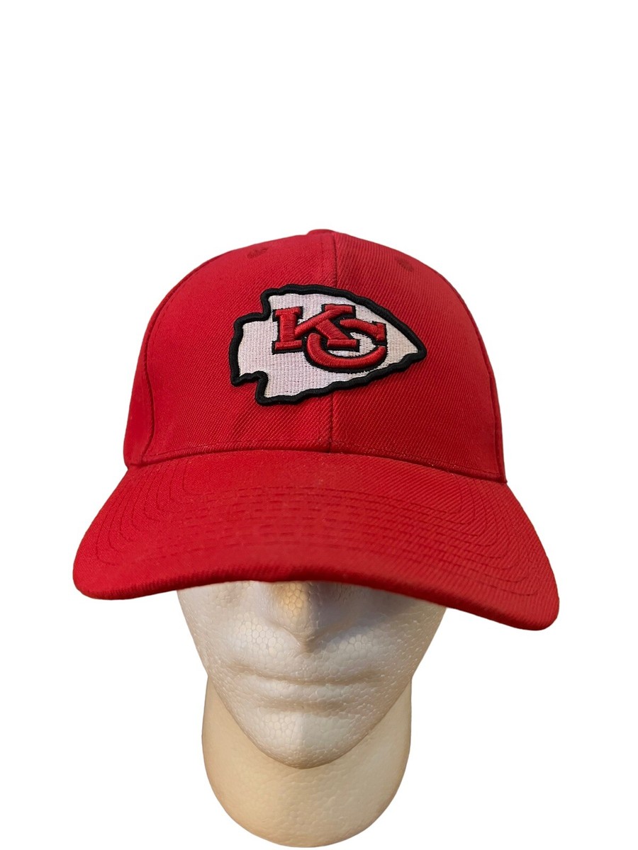 NFL Team Apparel Kansas City Chiefs Embroidered Women\'s Strapback Red Hat Cap‎ Kansas City Chiefs NFL Clean Up Strapback Baseball Cap Dad  main image 3