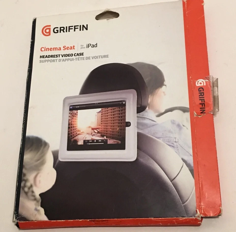 Funda Asiento Cine Reposacabezas Griffin iPad NUEVA Caja Abierta Vista Trasera Foto 2 de 2