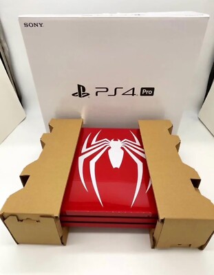 PS4 PlayStation 4 Pro Marvel's Spider-Man Limited Edition PS4 PlayStation 4 Pro Marvel's Spider-Man Limited Edition