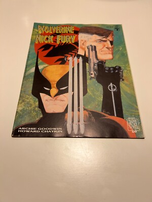 Wolverine Nick Fury Graphic novel #20 Scorpio Conection 1990 Brazilian edition