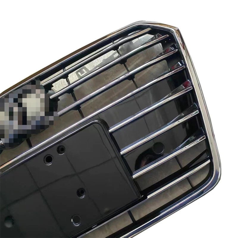 Chrome Front Upper Grill Mesh Grille Replacement For Audi A7 S7 2016 2017 2018 — 第 3/4 张图片