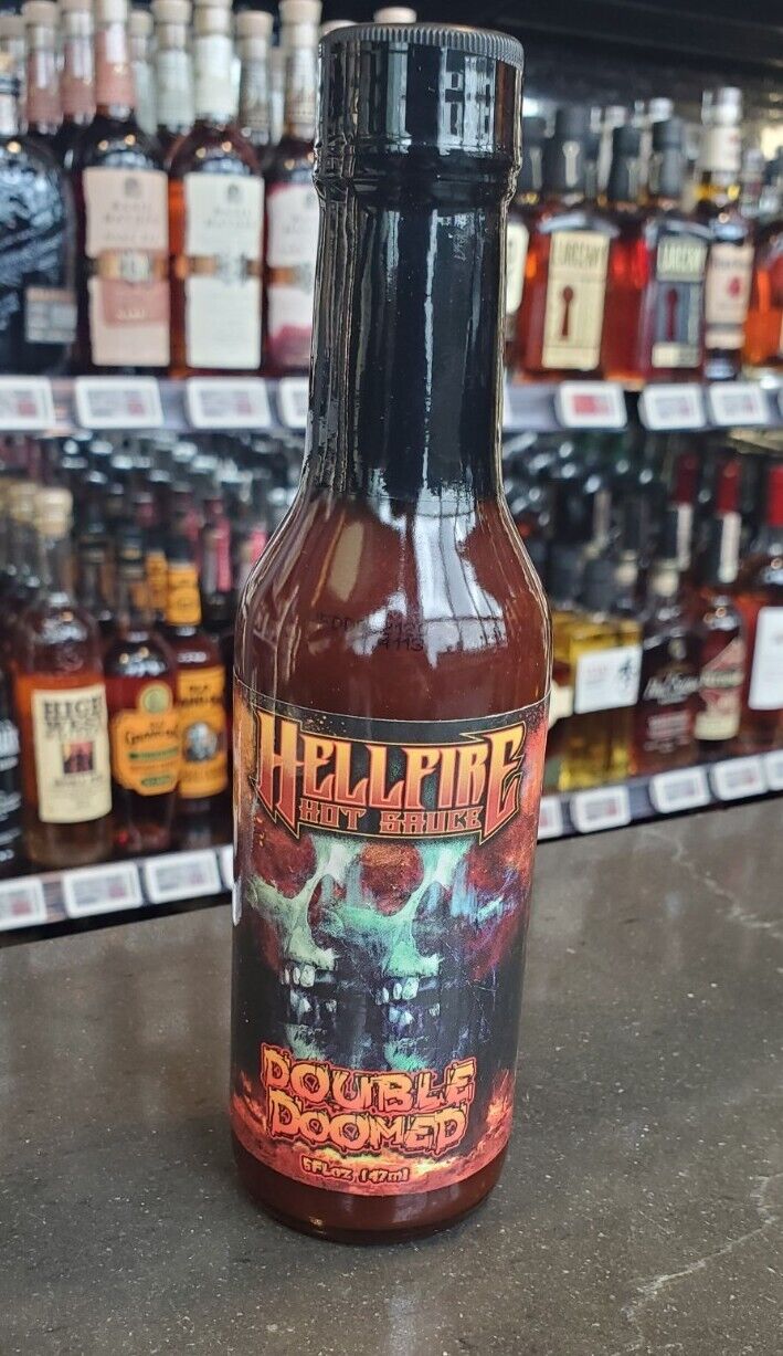 NEW! Double Doomed Rebooted! Hot Sauce Extreme Heat! Hellfire's Hottes –  Hellfire Hot Sauce