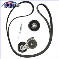 Serpentine Belt Tensioner Pulley Kit for 92-14 Chevy C1500 Pickup Express GMC