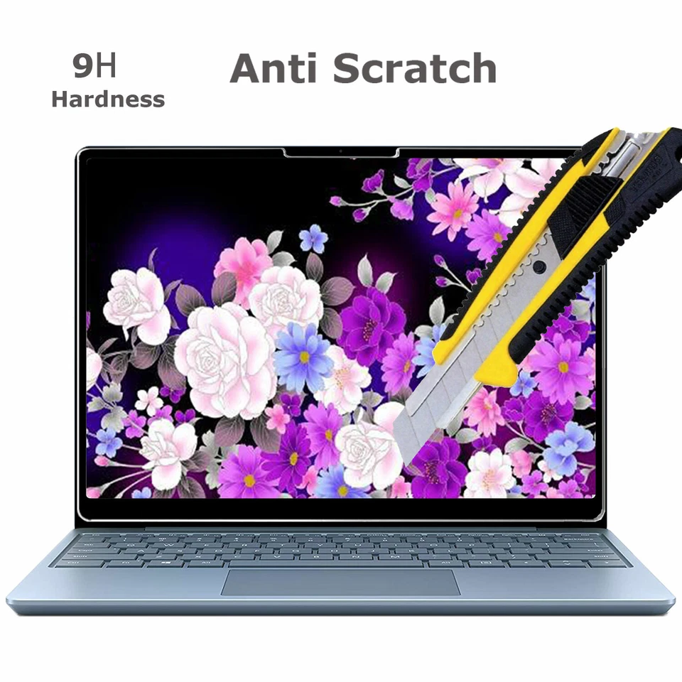 (2 piezas) Protector de pantalla de vidrio para Microsoft Surface Laptop Go 3/2/1 (12,4 pulgadas) Foto 2 de 3