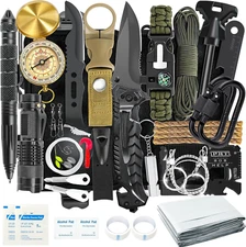 Survival Kits, Emergency Gear Equipment for Men, Dad, Husband, Camping & Hiking