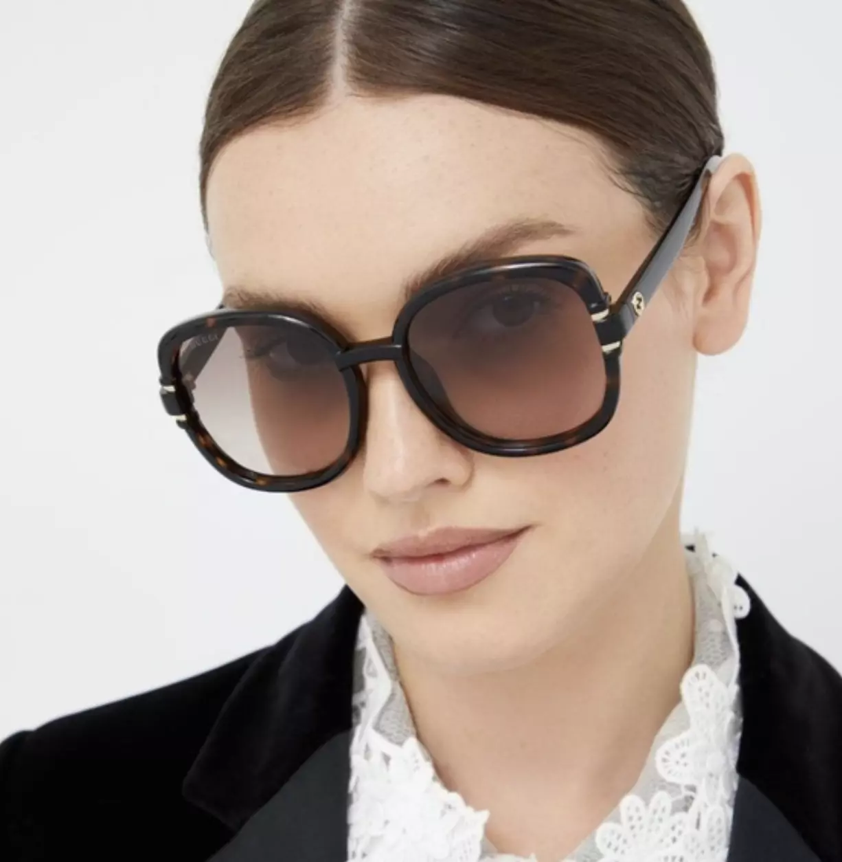 Lunettes de soleil Gucci GG1068SA 002 57 57 mm neuves 100 % authentiques