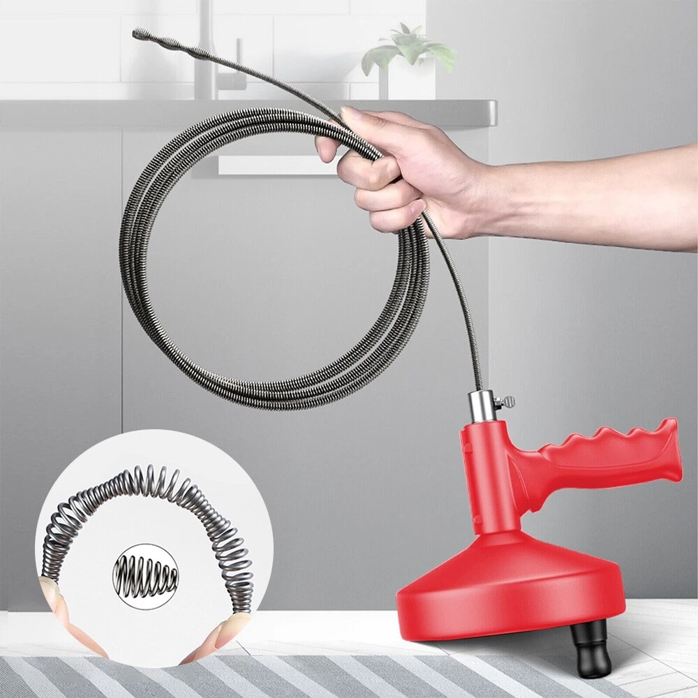 Flexible Spiral Drain Cleaning Set, Spiral Drain Cleaner, Snake