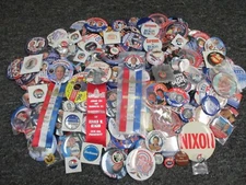 Well Over 200 Different Political Buttons- 1910's to 2016. TRUMAN Button!