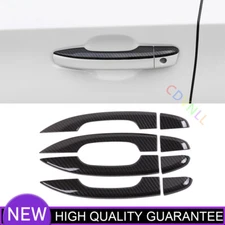 For Honda Accord 2018-2022 Carbon Fiber Side Door Handles Cover Trim Decor 8PCS