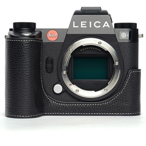 Handmade Genuine Leather Half Camera Case Covers Protection For Leica SL SL2 SL3 - Picture 28 of 33