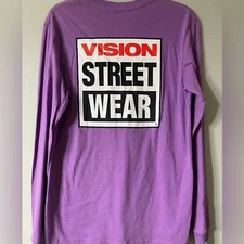 Vision Street Wear Men's Long Sleeve T-Shirt - Size Small, New With Tags