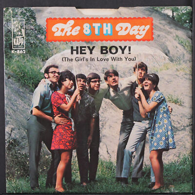 EIGHTH DAY: hey boy / a million lights KAPP 7'' Single 45 RPM