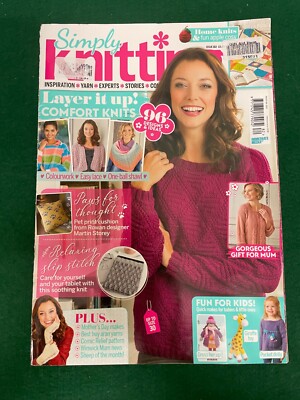 SIMPLY KNITTING INSPIRATION YARN EXPERTS STORIES 96 DESIGN & IDEAS 2019 99 PAGES