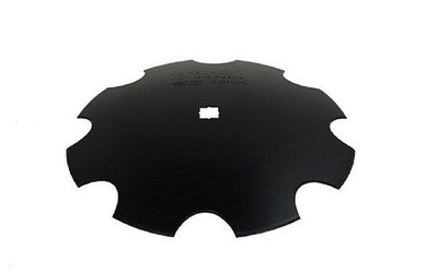 16'' Notched Disc Harrow Blade Dual-Punched 7/8'' x 1'' Round 11 Gauge 3 MM Round