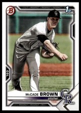 2021 Bowman Draft #BD-59 McCade Brown