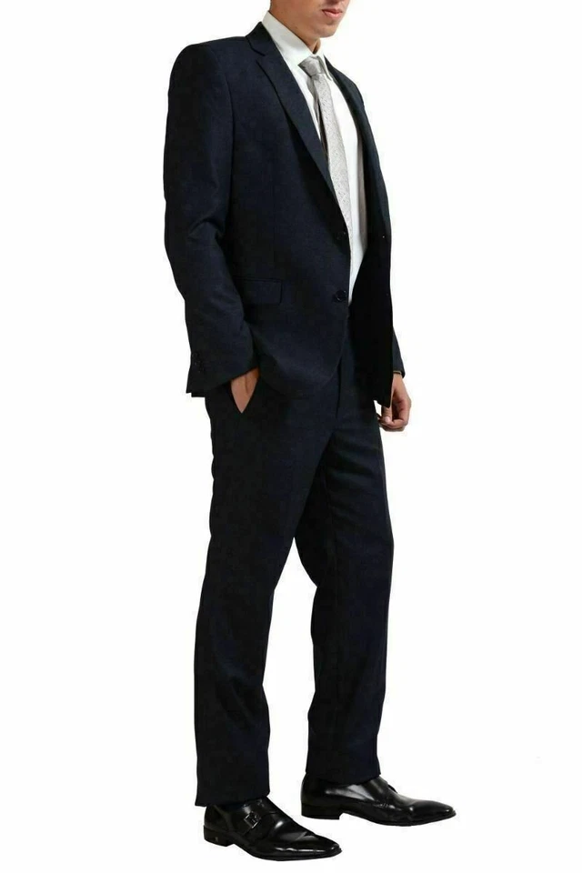 Traje Versace 100% Lana Gris Dos Botones Hombre US 40 IT 50 Foto 2 de 4