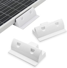 2pcs UV Resistant Solar Panel Mounting Bracket Kit - Drill-Free & Quick Install