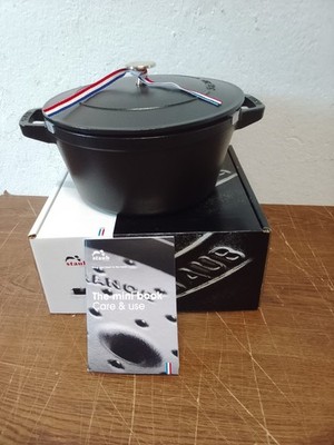 STAUB France Cocotte 24 cm - 4 Liter Gusseisen schwarz NEU OVP