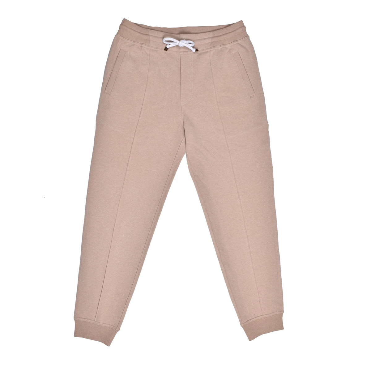 Pantalon De Sport BRUNELLO CUCINELLI Pour Homme - Cachemire Et Laine, Couleur Off-white, Taille Regular, Neuf