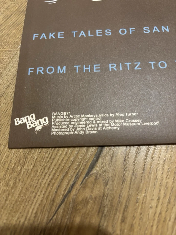 5 Minutes with The Arctic Monkeys 7’ Vinyl Record Rare BANGB71 - Image 2 of 4