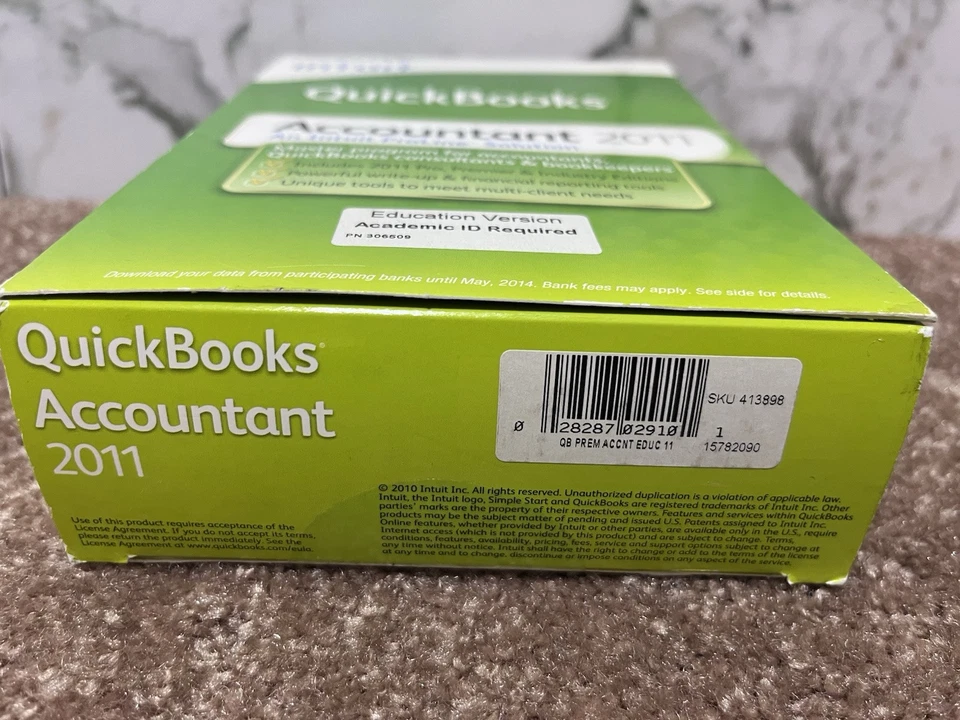 NEW INTUIT QUICKBOOKS ACCOUNTANT 2011 *EDUCATION VERSION* WINDOWS FULL RETAIL US - Image 4 of 4