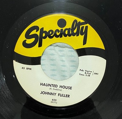 Joe Fuller-Haunted House/Mighty Hand-Rare R&B /Halloween 45-Specialty 655-NM