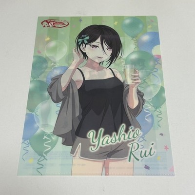 BanG Dream! 10th Anniv. × FamilyMart Original A4 Clear File ''Rui Yashio''
