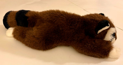 Russ Rolly the Raccoon 1990's Stuffed Animal Plushie - NEW GIFT