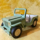 Vintage 1960s JEEP Light Mint Green & White Jeep Runabout By TONKA