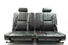 2007-2014 OEM GM Chevy Tahoe Yukon Suburban 3rd Row Rear Seats Leather *TORN*