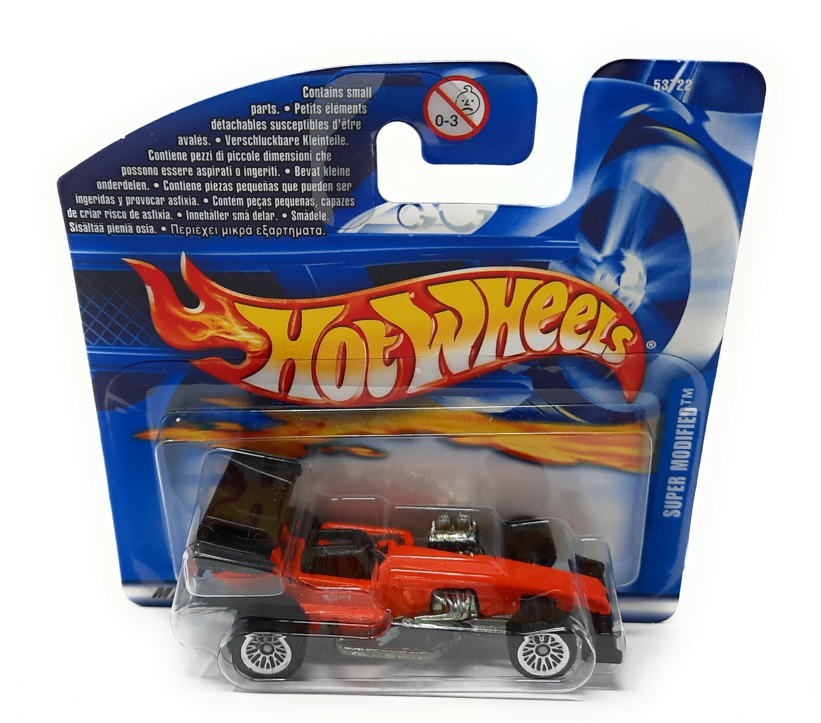 Hot Wheels 183 / 2001 Super Modified orange approx. 1:64 short blister metal
