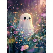 Halloween Ghost Diamond Art Kit 5D DIY Painting Craft
