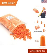 Soft Foam Ear Plugs - 500 Pair Disposable Refill with 32 dB Noise Cancellation