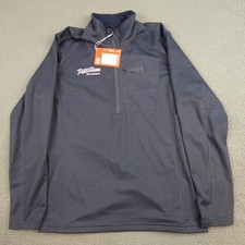 Helly Hansen Versalite 1/2 Zip Pullover Mens Large Navy Fleece Ski Hiking 49550