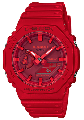 #ad #ad Casio G Shock Analog Digital Red Resin Watch GA 2100 4A GA2100 4A $94.95