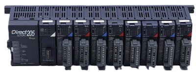 AUTOMATION DIRECT PLC DIRECT LOGIC 205 D2-09B-1 SLOT RACK F2-DEVNETS D2-16ND3-2