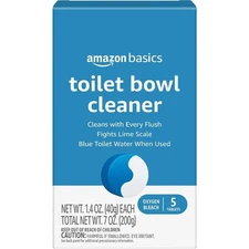 Toilet Bowl Cleaner Tablets Oxygen Bleach Unscented Blue Cleaning Tablets 5