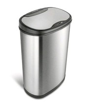 Nine Stars 13.2 Gallon Trash Can,Motion Sensor Kitchen Trash Can,Stainless Steel