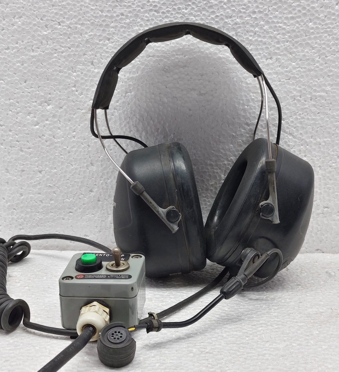 (箱付き Used品) PELTOR製 ヘッドセット　MT7H540F GB ZENITEL - 3M PELTOR HEADSET TYPE: MT7H79A-04 SWITCH BOX TYPE VPM