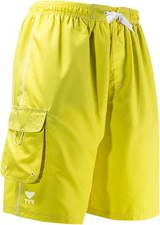 TYR Youth Maniac Splice Jammer Yellow Size 2XL