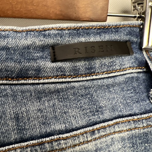 Jeans Risen Estilo RDP1096 Denim Envejecido Elástico Para Mujer Talla 7 - Imagen 6 de 11
