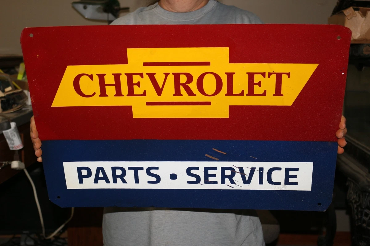 Vintage Chevrolet Signs In Chevrolet Auto Advertising for sale | eBay
