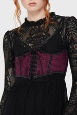 KILLSTAR Bralet Plum Arden Lace Basque Plum 