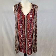 Umgee boho mini shift dress size small