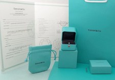 Tiffany  Co. Engagement Ring Box Set   Outer Box, Pouch, Certificate,Folder,Bag