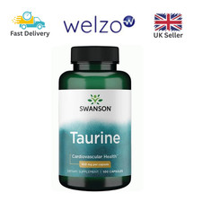 Swanson Taurine 500 mg 100 Capsules ? Natural Amino Acid Supplement
