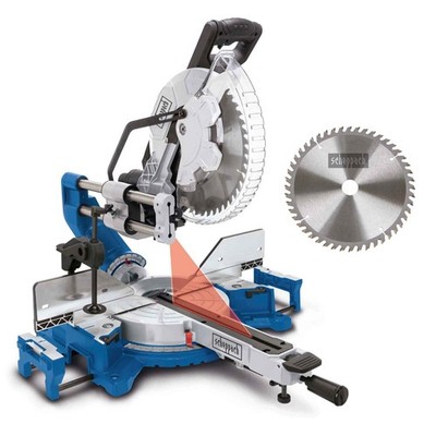 Scheppach HM305SL Kapp-Zugsäge Gehrungssäge mit Laser 2000W 230V 305mm Sägeblatt